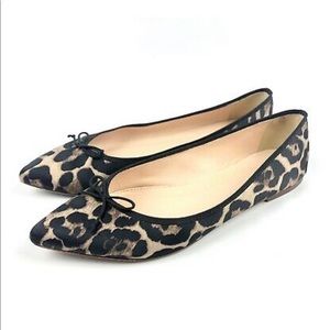 JCrew Leopard Flats